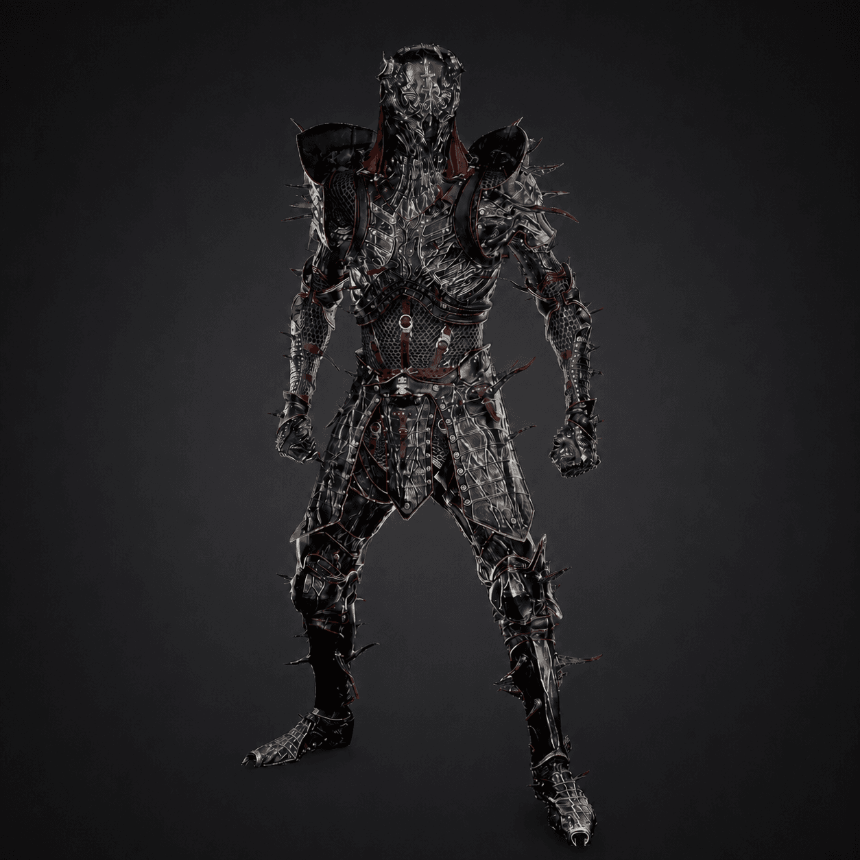 Sariel the Endless shown as a front-facing full-body character render.