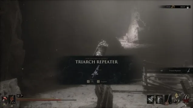 Triarch Repeater shown inside Blackwell Cavern.